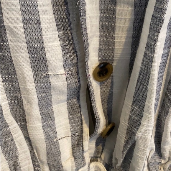 Striped Button Up Top - Picture 7 of 8